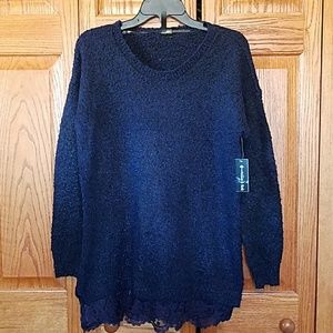 Sweater Navy Blue Tunic